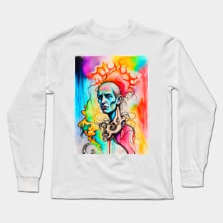 His Mind Was Blown Long Sleeve T-Shirt